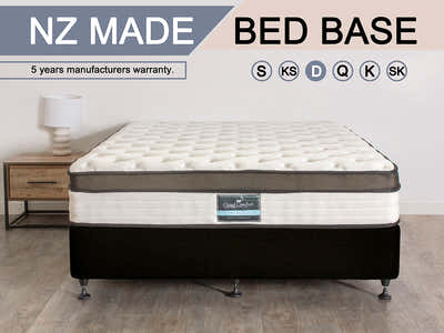 DS NZ Made SW Bed Base Black - Double
