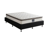 DS NZ Made SW Bed Base Black & Gel30 Mattress Queen