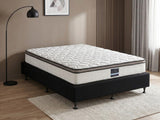 DS NZ Made SW Bed Base Black & Gel30 Mattress Queen