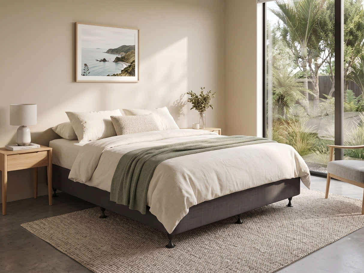 DS NZ Made SW Bed Base Slate - Queen