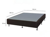 DS NZ Made SW Bed Base Black - Queen