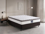 NZ Made SW Bed Base Black & GEL30 Mattress - Queen
