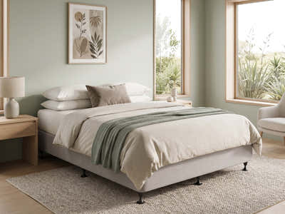 DS NZ Made SW Bed Base Light Grey - King