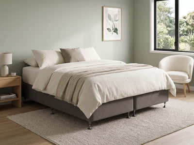 DS NZ Made SW Bed Split Base Light Grey - King