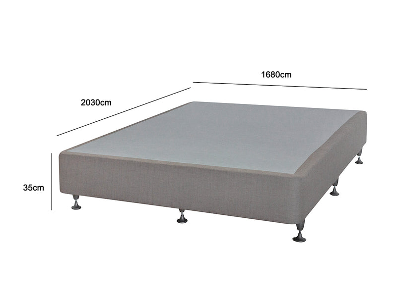 DS NZ Made SW Bed Base Light Grey - King