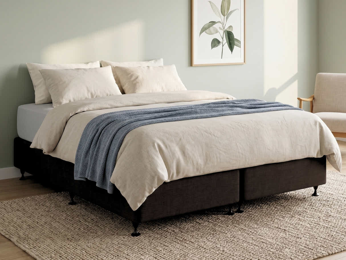 DS NZ Made SW Bed Split Base Black - Super King