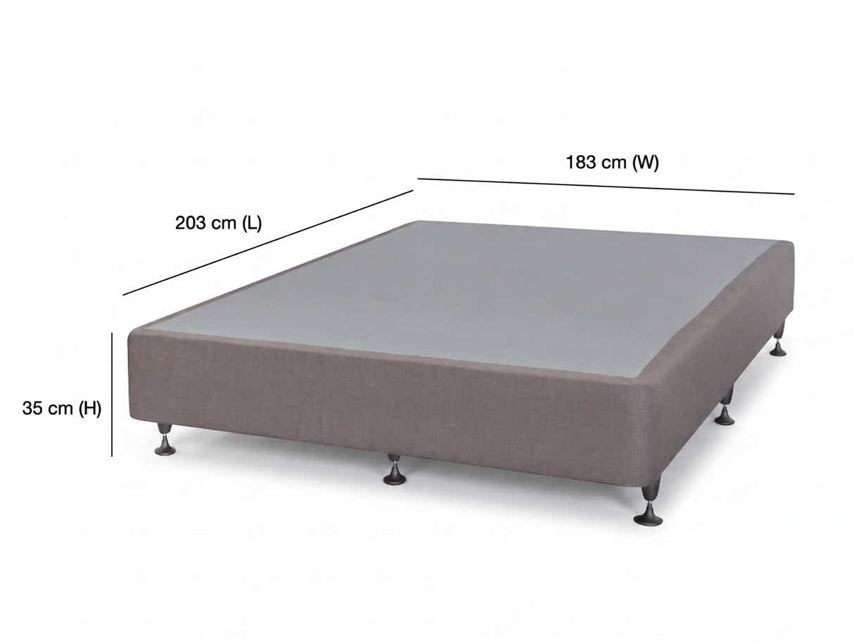 DS NZ Made SW Bed Base Light Grey - Super King