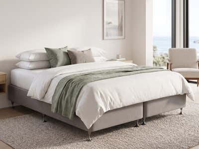 DS NZ Made SW Bed Split Base Light Grey - Super King