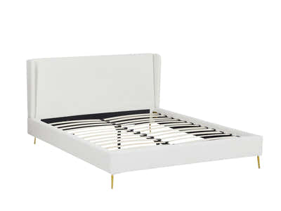 Santos Boucle Bed Frame - Double