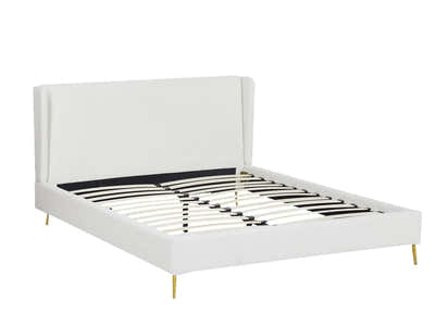 Santos Boucle Bed Frame - Queen