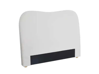 Alva Boucle Headboard White - Double