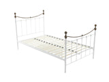 Victorian High Metal Bed Frame – King Single