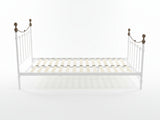 Victorian High Metal Bed Frame – King Single