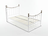Victorian High Metal Bed Frame – King Single