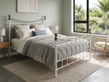 Victorian High Metal Bed Frame – Queen