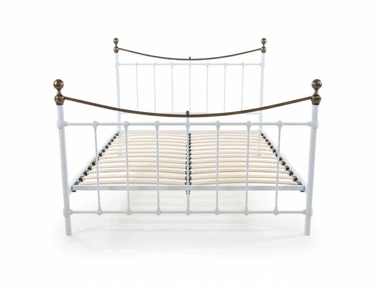 Victorian High Metal Bed Frame – Queen