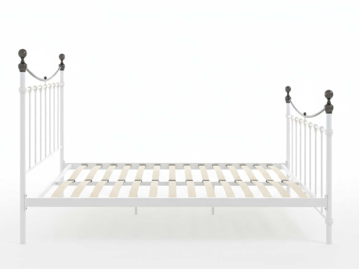 Victorian High Metal Bed Frame – Queen