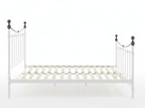 Victorian High Metal Bed Frame – Queen