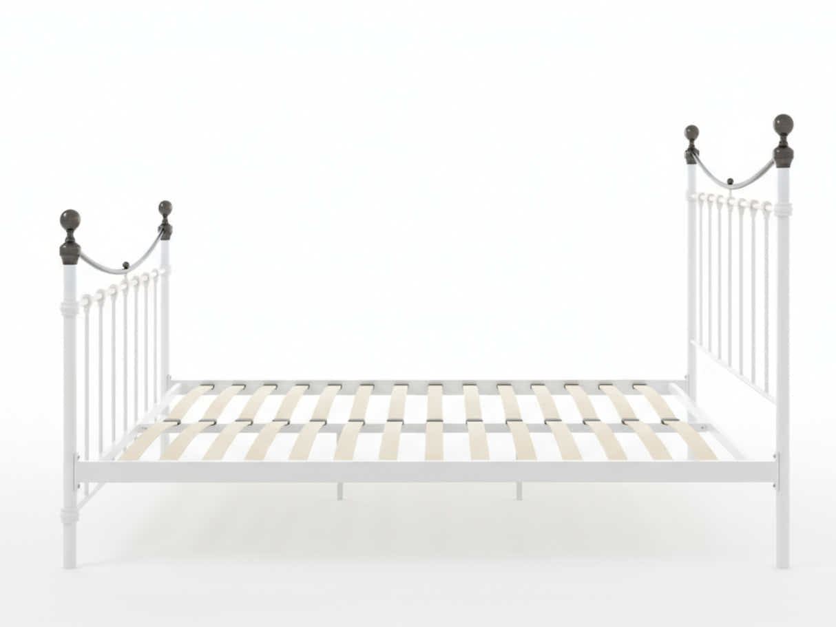Victorian High Metal Bed Frame – Queen