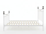 Victorian High Metal Bed Frame – Queen