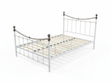Victorian High Metal Bed Frame – Queen