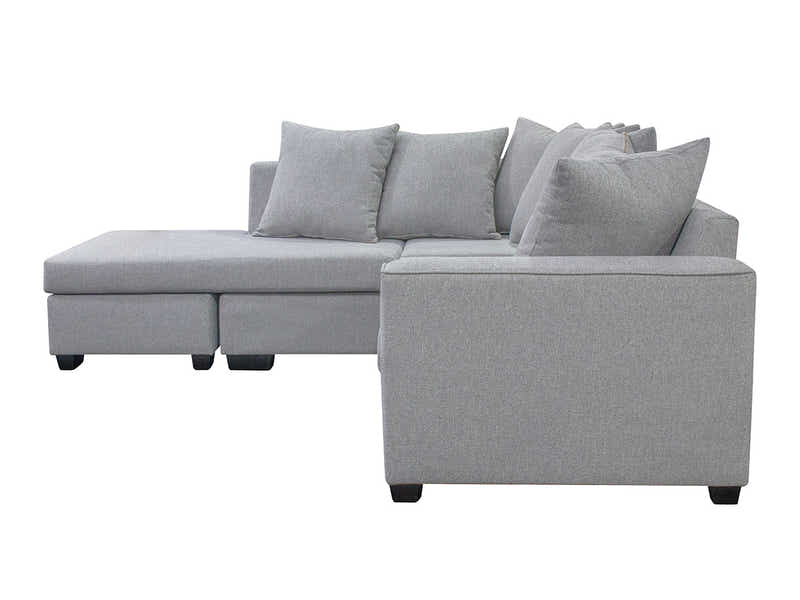 DS NZ Made Lavern Corner Sofa - Kido Steel