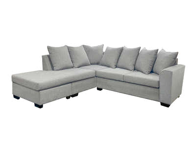 DS NZ Made Lavern Corner Sofa - Kido Steel
