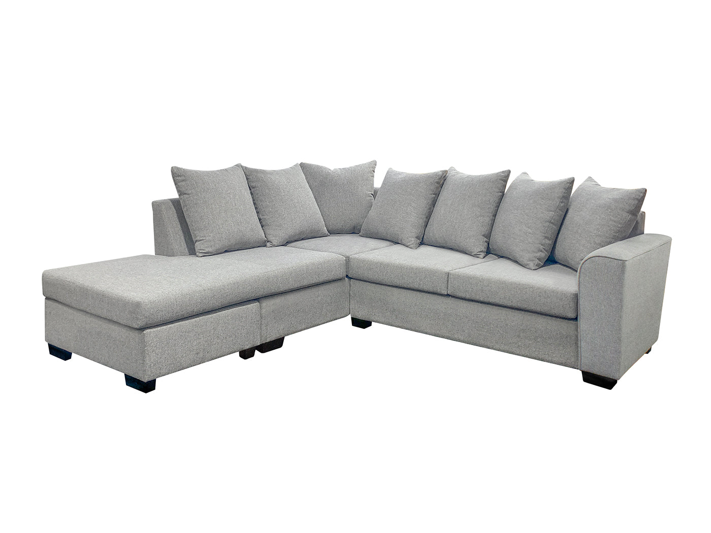 DS NZ made Lavern corner sofa kido Steel