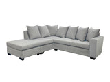 DS NZ made Lavern corner sofa kido Steel