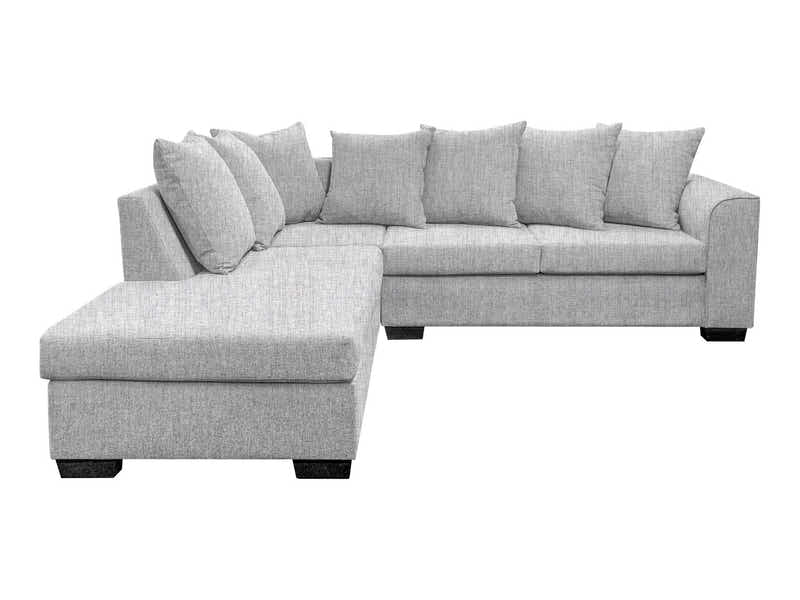 DS NZ Made Lavern Corner Sofa - Comfy Silver