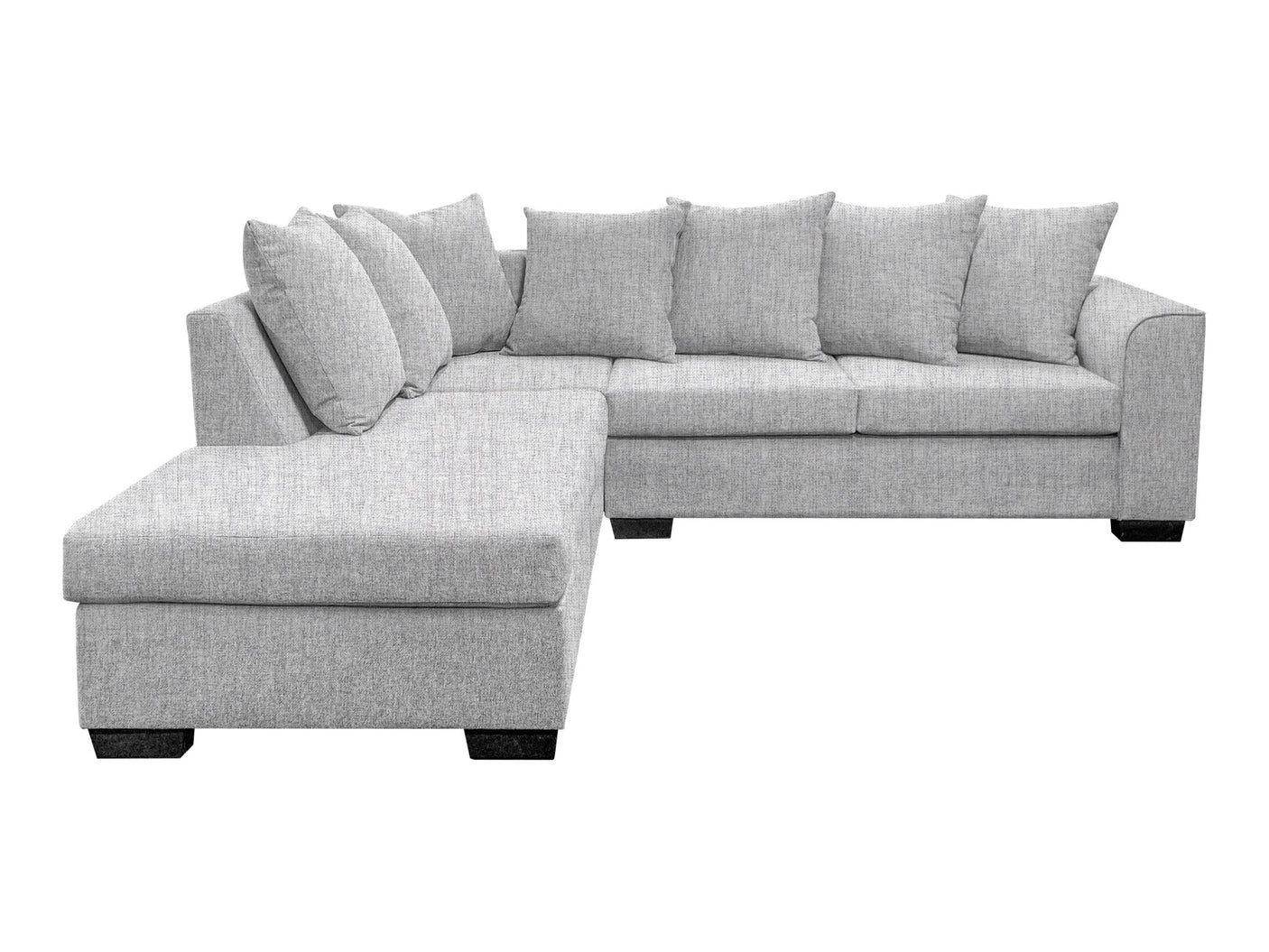 DS NZ made Lavern corner sofa Comfy Silver