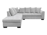 DS NZ made Lavern corner sofa Comfy Silver