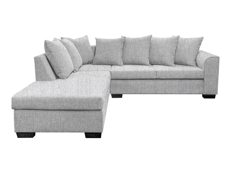 DS NZ Made Lavern Corner Sofa - Comfy Silver