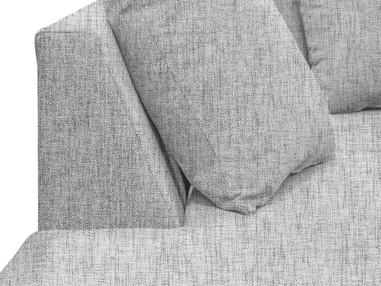 DS NZ Made Lavern Corner Sofa - Comfy Silver
