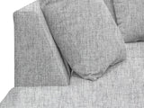 DS NZ made Lavern corner sofa Comfy Silver