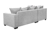 DS NZ made Lavern corner sofa Comfy Silver