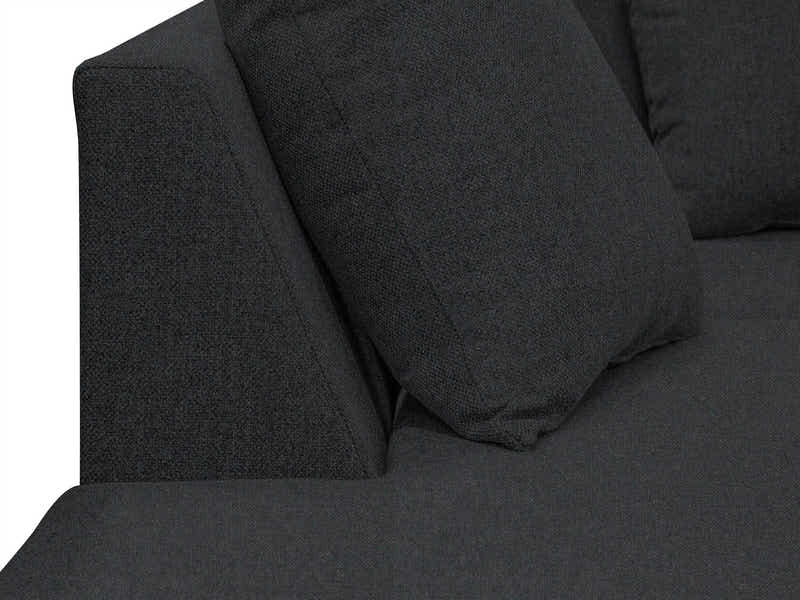 DS NZ Made Lavern Corner Sofa - Vish Black