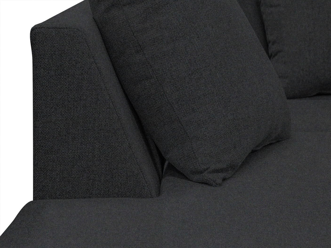 DS NZ made Lavern corner sofa Vish black