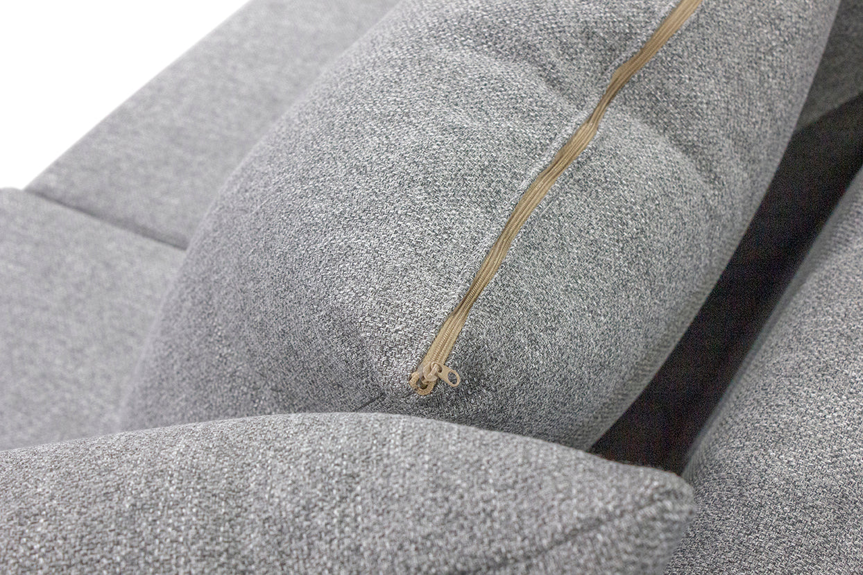 DS NZ made Lavern corner sofa kido Steel