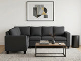 DS NZ Made Kareena Corner Sofa - Vish Black