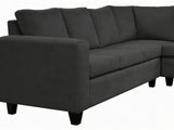 DS NZ Made Kareena Corner Sofa - Vish Black