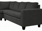 DS NZ Made Kareena Corner Sofa - Vish Black