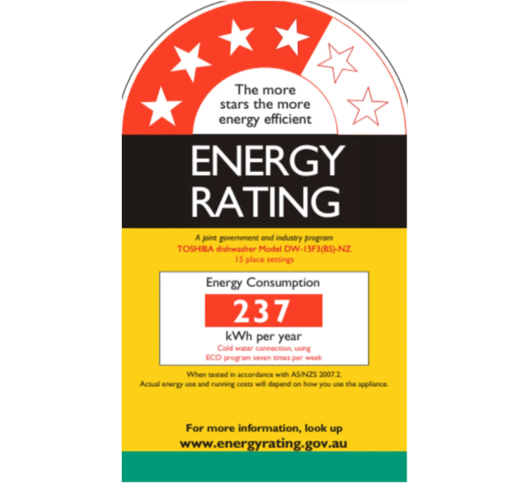 DS Toshiba 15 Place Settings Dishwasher with Auto Open