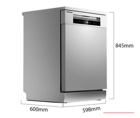 DS Toshiba 15 Place Settings Freestanding Dishwasher
