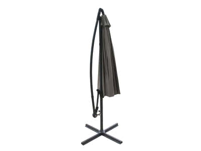 Grey Cantilever Patio Outdoor Umbrella - 3m