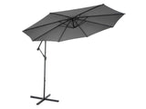 Grey Cantilever Patio Outdoor Umbrella - 3m
