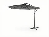 Grey Cantilever Patio Outdoor Umbrella - 3m