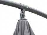 Grey Cantilever Patio Outdoor Umbrella - 3m