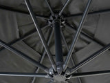 Grey Cantilever Patio Outdoor Umbrella - 3m