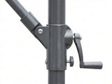 Grey Cantilever Patio Outdoor Umbrella - 3m